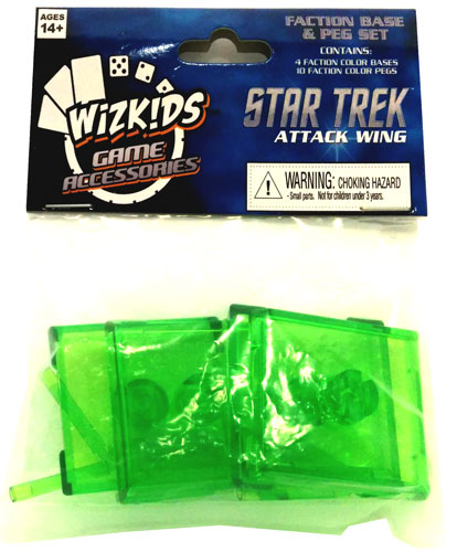 Star Trek: Attack Wing - Faction Base Peg Set - Romulan Green Star Trek: Attack Wing - Faction Base Peg Set - Romulan Green